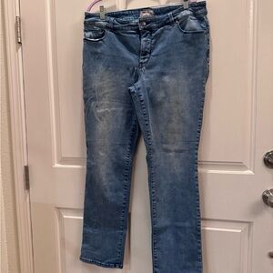 Chico's Medium Blue Straight Leg Jeans